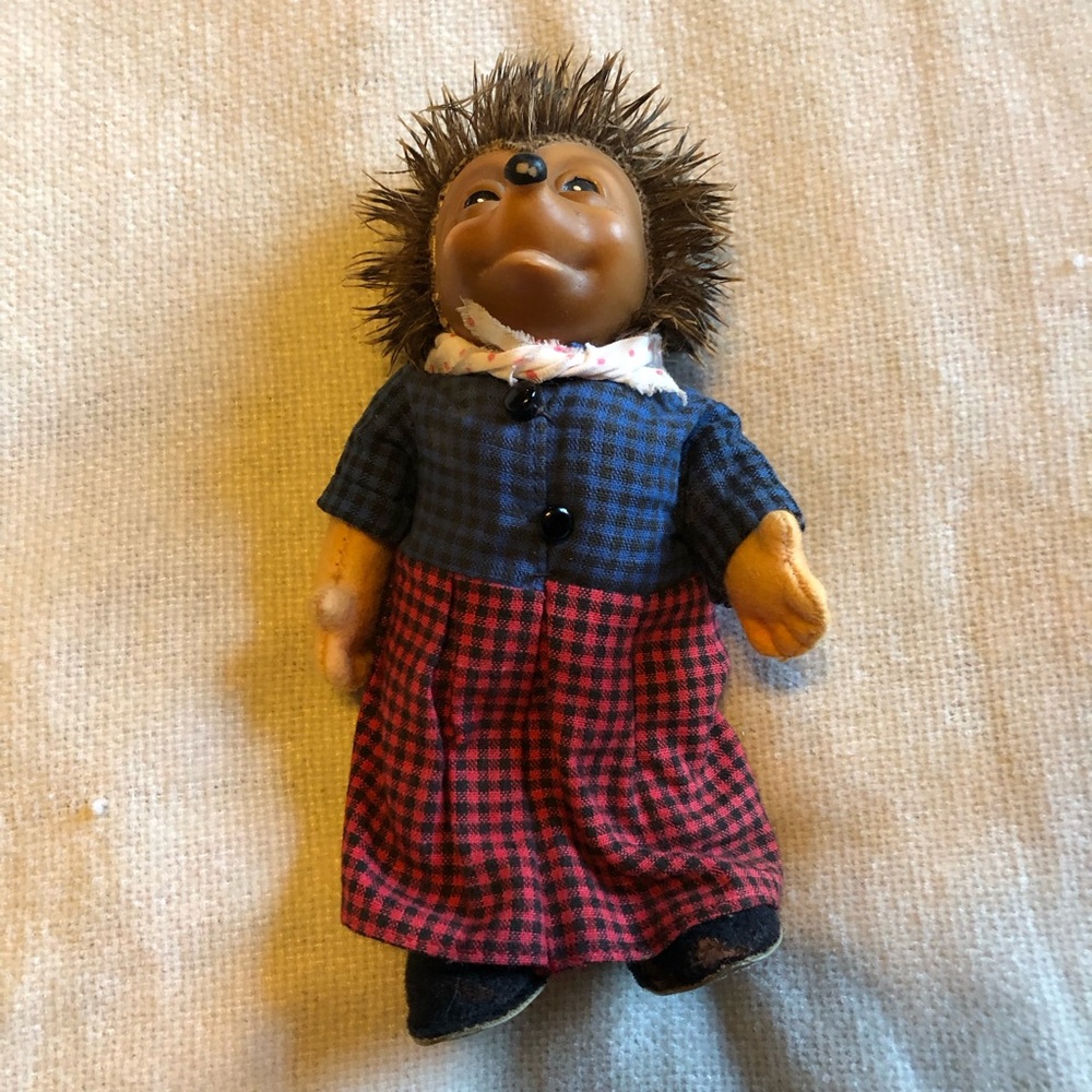 Vintage 50s Steiff Hedgehog 7”